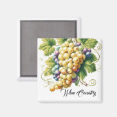 ワインカントリー葡萄 マグネット (正面/裏面)