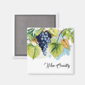 ワインカントリー葡萄 マグネット (正面/裏面)