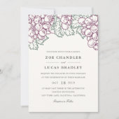 ワインカントリー |結婚式招待状 招待状 (正面)