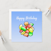 ワインガム 誕生日カード カード (正面/裏面インサイチュ)