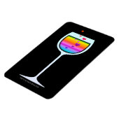 ワインガラス可撓磁石 マグネット (左側)