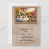 ワインガーデンアートウォールフレーム秋引っ越し祝いパーティーパーティー 招待状 (正面)