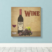 ワインキャンバス キャンバスプリント (インサイチュ (ウッドフロア))