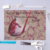 ワインギフトティッシュペーパー 薄葉紙 (クラフト)