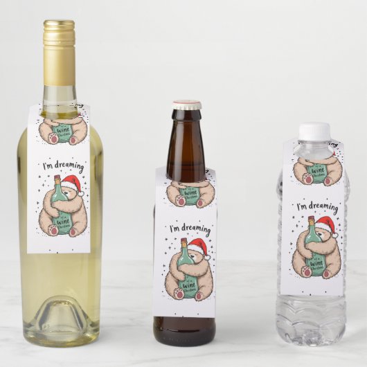 ワインクリスマスが夢 ボトルネックタグ (インサイチュ)