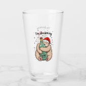 ワインクリスマスに夢を タンブラーグラス (裏面)
