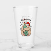 ワインクリスマスに夢を タンブラーグラス (正面)