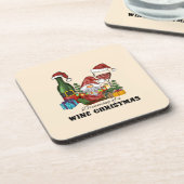 ワインクリスマスの夢 コースター (左側)