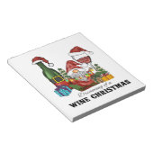 ワインクリスマスの夢 ノートパッド (アングル)