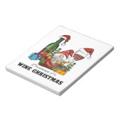 ワインクリスマスの夢 ノートパッド (回転)