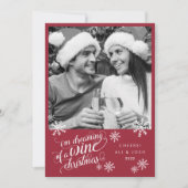 ワインクリスマスの夢 |写真 シーズンカード (正面)