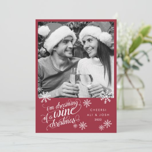 ワインクリスマスの夢 |写真 シーズンカード (スタンド正面)