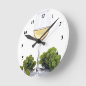 ワインクロック ラウンド壁時計 (傾斜)