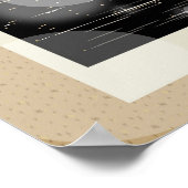 ワイングラスでカップルのトーストを閉じる ポスター (角)