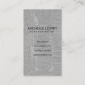 ワイングラスでグラマーなテクスチャ 名刺 (裏面)