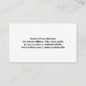 ワイングラスとボトル |コルクの背景 名刺 (裏面)