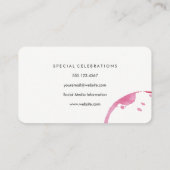 ワイングラスと汚れ 名刺 (裏面)