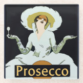 ワイングラスのコースター ガラスコースター (正面)