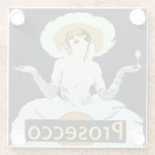 ワイングラスのコースター ガラスコースター (裏面)