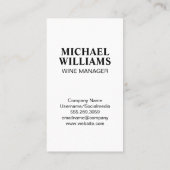 ワイングラスのスパッシュ 名刺 (裏面)