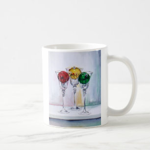 ワイングラスのマグのクリスマスオーナメント コーヒーマグカップ