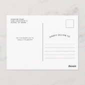 ワイングラスのユーモア | どんな時でもお祝いポストカード ポストカード (裏面)