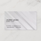 ワイングラスのロゴ |モノグラム 名刺 (裏面)