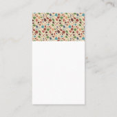 ワイングラスのロゴ |ワインパターン 名刺 (裏面)