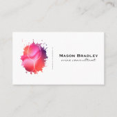 ワイングラスのロモダンゴ 名刺 (正面)