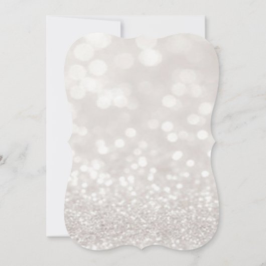 ワイングラスの光り、クリス企業のマスパーティー 招待状 (裏面)