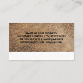 ワイングラスの名刺で赤ワインの汚れ 名刺 (裏面)