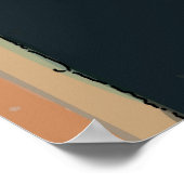 ワイングラスを持つフランス人の老人 ポスター (角)