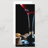 ワイングラスエレガントとナッツで季節のフェスティバル (正面/裏面)