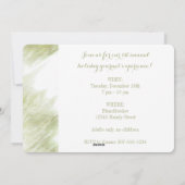 ワイングラスグルメフードクリスマスディナーパーティー シーズンカード (裏面)