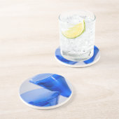 ワイングラスコンテンポラリー砂岩コースター コースター (側面)