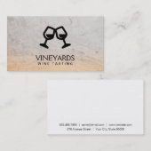 ワイングラストースト 名刺 (正面/裏面)