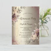 ワイングラスバラシャンパンリタイアメント 招待状 (スタンド正面)