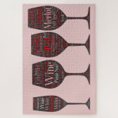 ワイングラスパズル ジグソーパズル (縦)