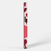 ワイングラスパターン iPhoneケース (右側面)