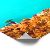 ワイングラスベイタスマニアオーストラリア ポスター (角)