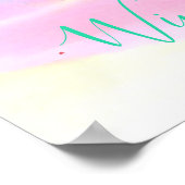 ワイングラスベイタスマニアオーストラリア ポスター (角)