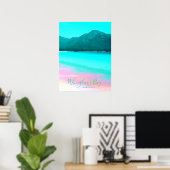 ワイングラスベイタスマニアオーストラリア ポスター (ホームオフィス)