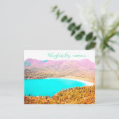 ワイングラスベイタスマニアオーストラリア ポストカード (スタンド正面)