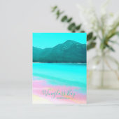 ワイングラスベイタスマニアオーストラリア ポストカード (スタンド正面)