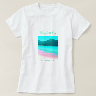 ワイングラスベイタスマニアオーストラリア Tシャツ
