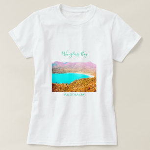 ワイングラスベイタスマニアオーストラリア Tシャツ