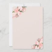 ワイングラスボトルバラブランチ&バブリー 招待状 (裏面)