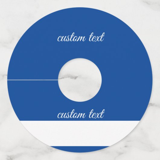 ワイングラスラベルIDマーカー紙カスタマイズ ワイングラスタグ (正面)