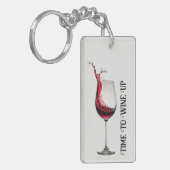 ワイングラス引用文 キーホルダー (正面左)