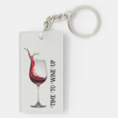 ワイングラス引用文 キーホルダー (裏面)